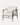 Fauteuil Carm Blanc avec Structure en Fer