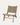 Fauteuil Capri en bois et fibre marine