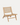 Fauteuil Siena en bois et osier
