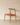 Chaise Verano en bois naturel marron et cuir, 55×51,5×77 cm