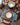 Placemat Beja, Blue with Terracotta