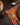 Placemat Beja, Terracotta with Blue