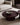 Table basse Lyon en MDF finition Bordeaux, Ø80×34,5 cm