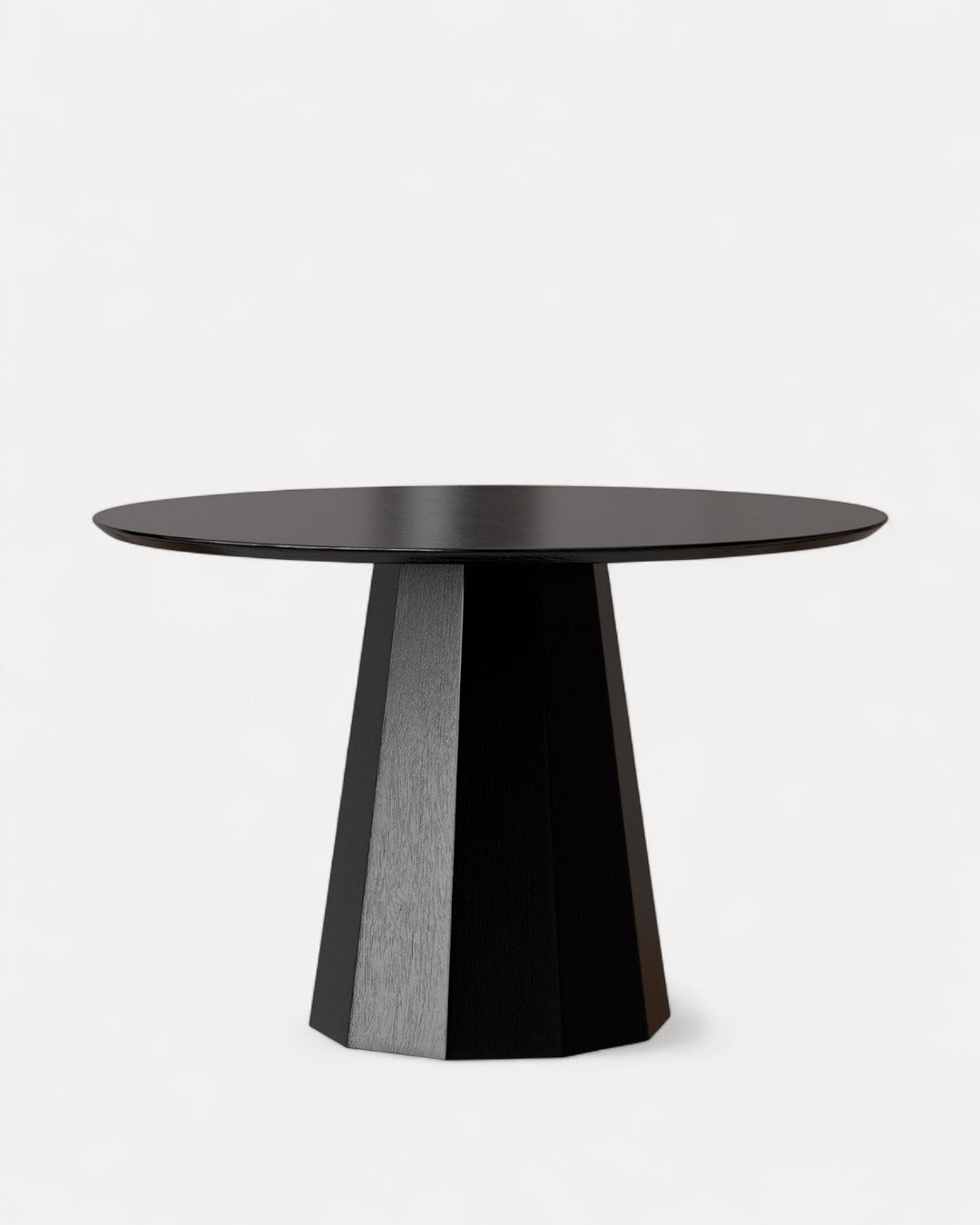Tavolo da pranzo Tavira rotondo in quercia nera, Ø120×76 cm