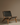 Fauteuil Bari en bois de teck et cuir noir tressé, 87 x 83 x 66 cm