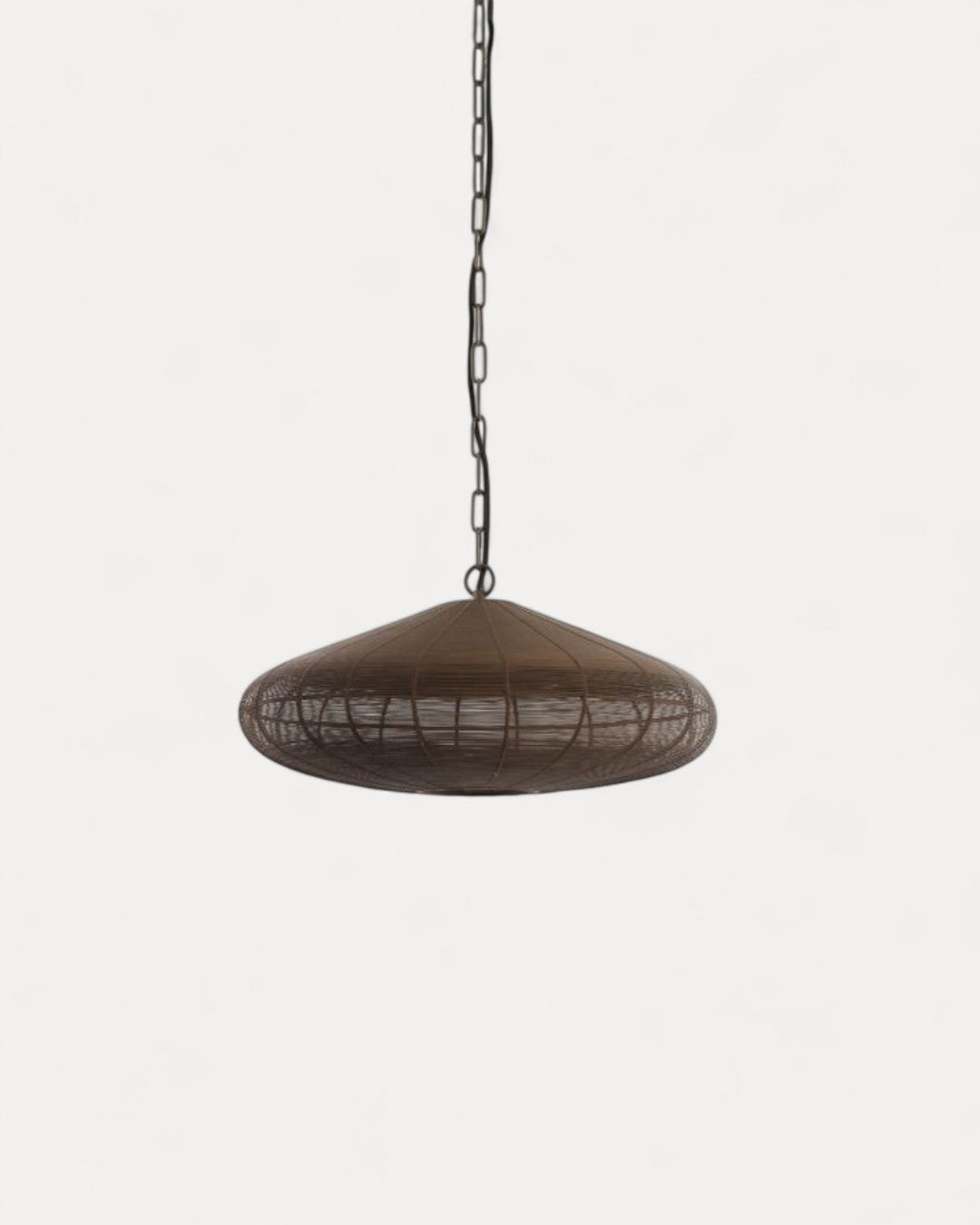 Argos Ceiling Lamp in Brown Metal, Ø40 x 18 cm
