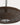 Argos Ceiling Lamp in Brown Metal, Ø51 x 20 cm