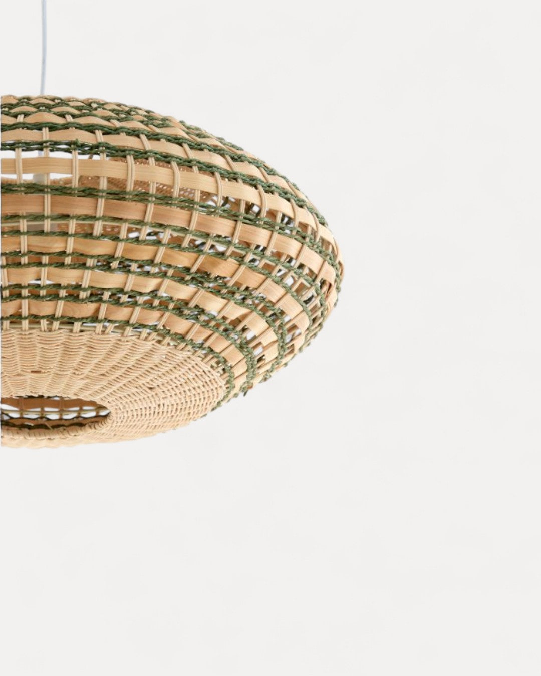 Arcos Ceiling Lamp in Green, Ø50 x 24 cm