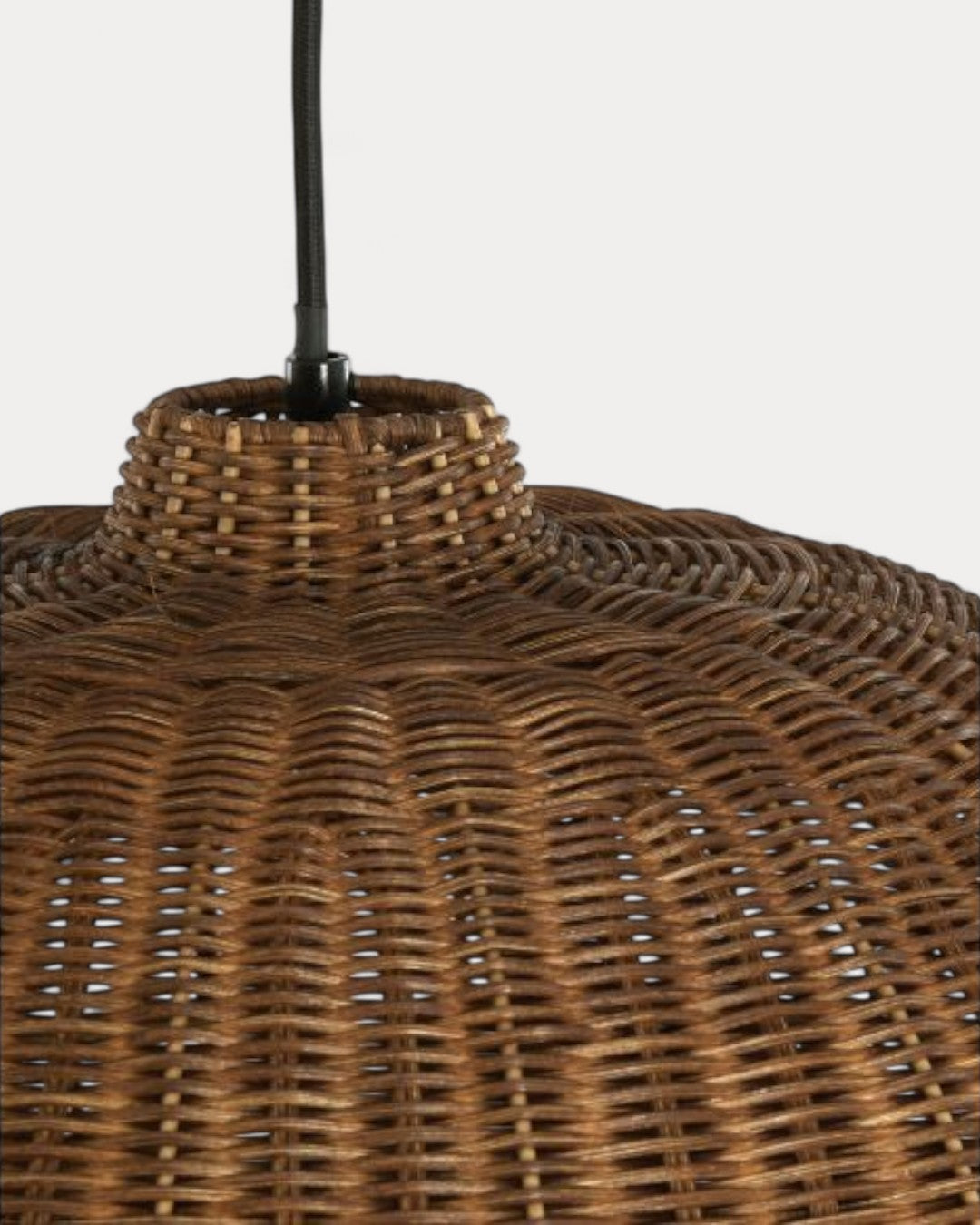 Ceiling Lamp Pipa in Wicker, Ø45 × 32 cm