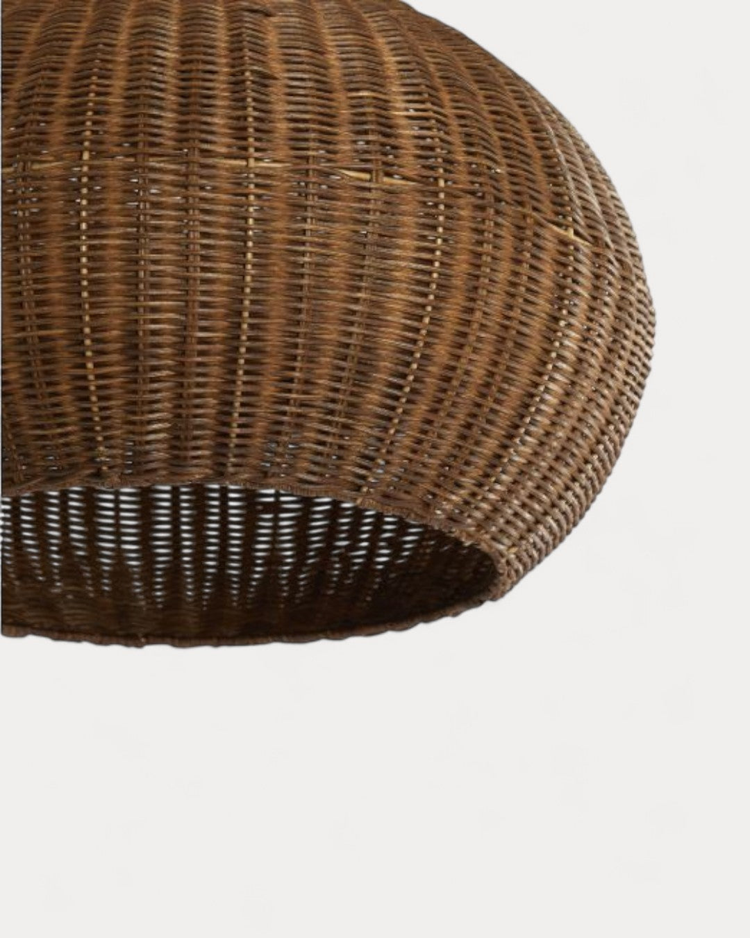 Ceiling Lamp Pipa in Wicker, Ø45 × 32 cm