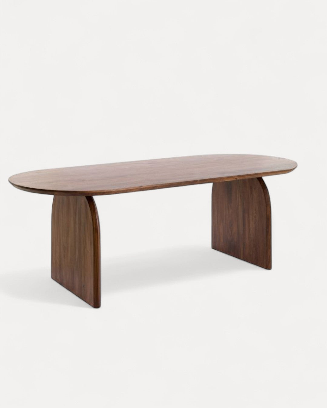 Lira Dining Table in Acacia Wood, 220 x 100 x 75 cm