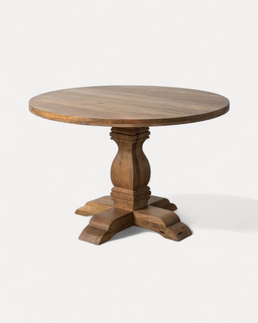 Atlas Dining Table in Mango Wood, 150 x 150 x 76 cm