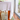 Nappe en lin/coton avec point ouvert blanche