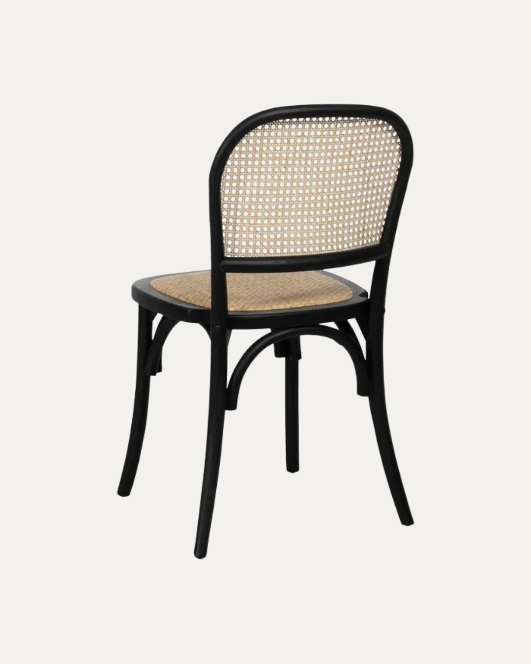 Troia Chair in Black Rattan