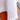 Nappe en lin/coton avec point ouvert blanche