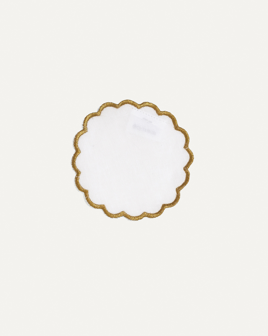 Gold Scallop Coaster