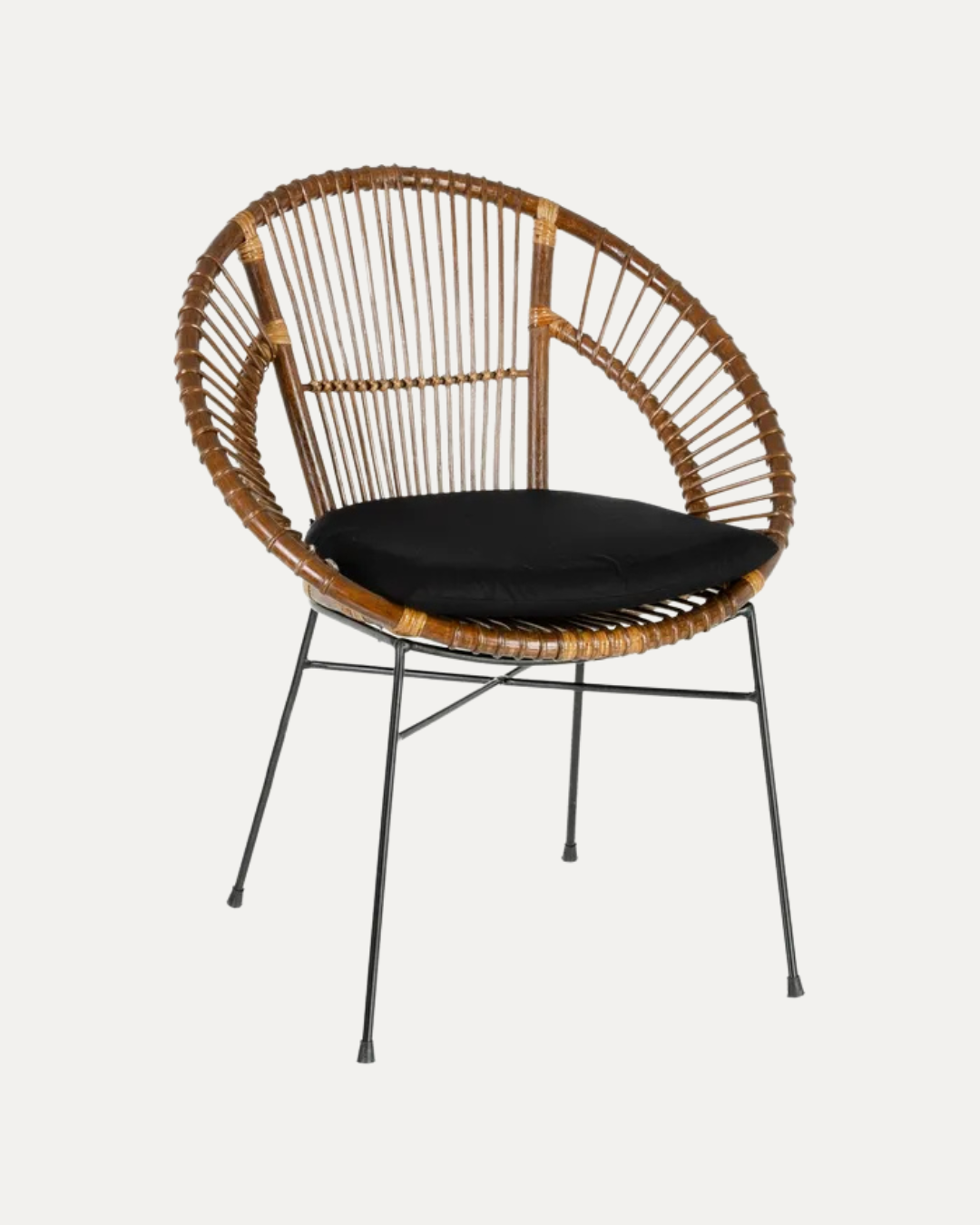 Cocoa Chair in Dark Rattan