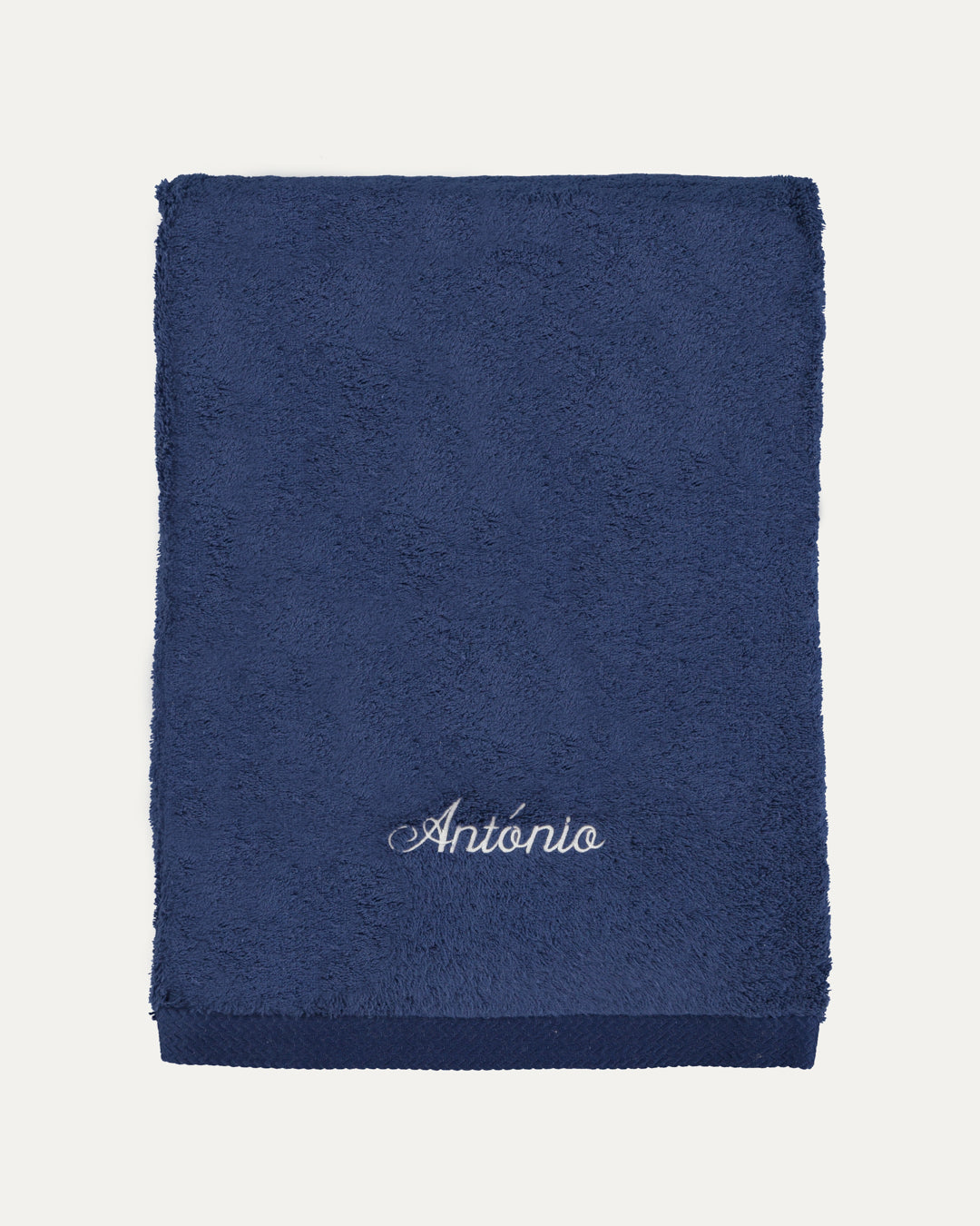 Customisable Bath Towel, Dark Blue