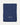 Serviette de bain en coton premium personnalisée bleu foncé