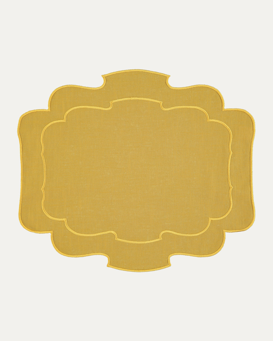 Belmonte Placemat, Yellow with Yellow