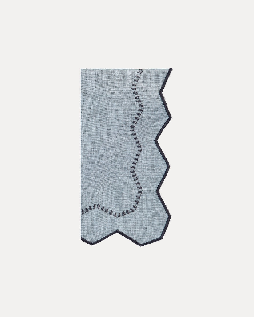Alba Napkin, Blue with Gray