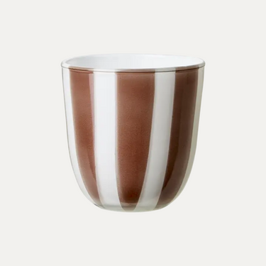 Raw and Brown Striped Cup, Small