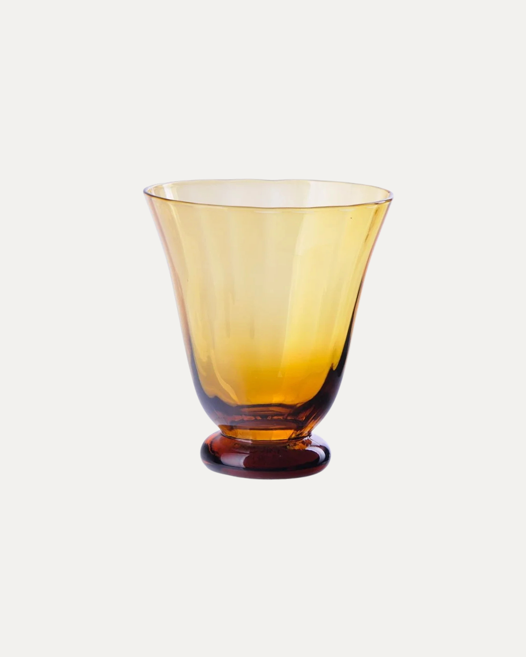 Valentina Glass Cup, Amber