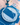 Belmonte Napkin, Blue with White