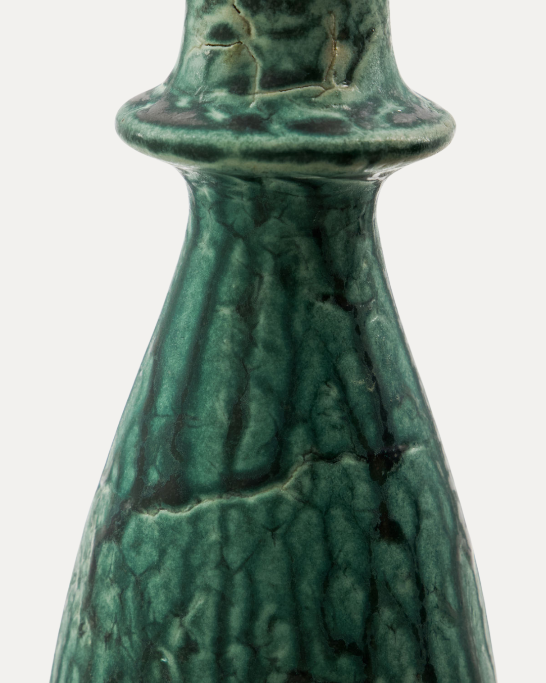 Reine Terracotta Candle Holder 20 cm, Green