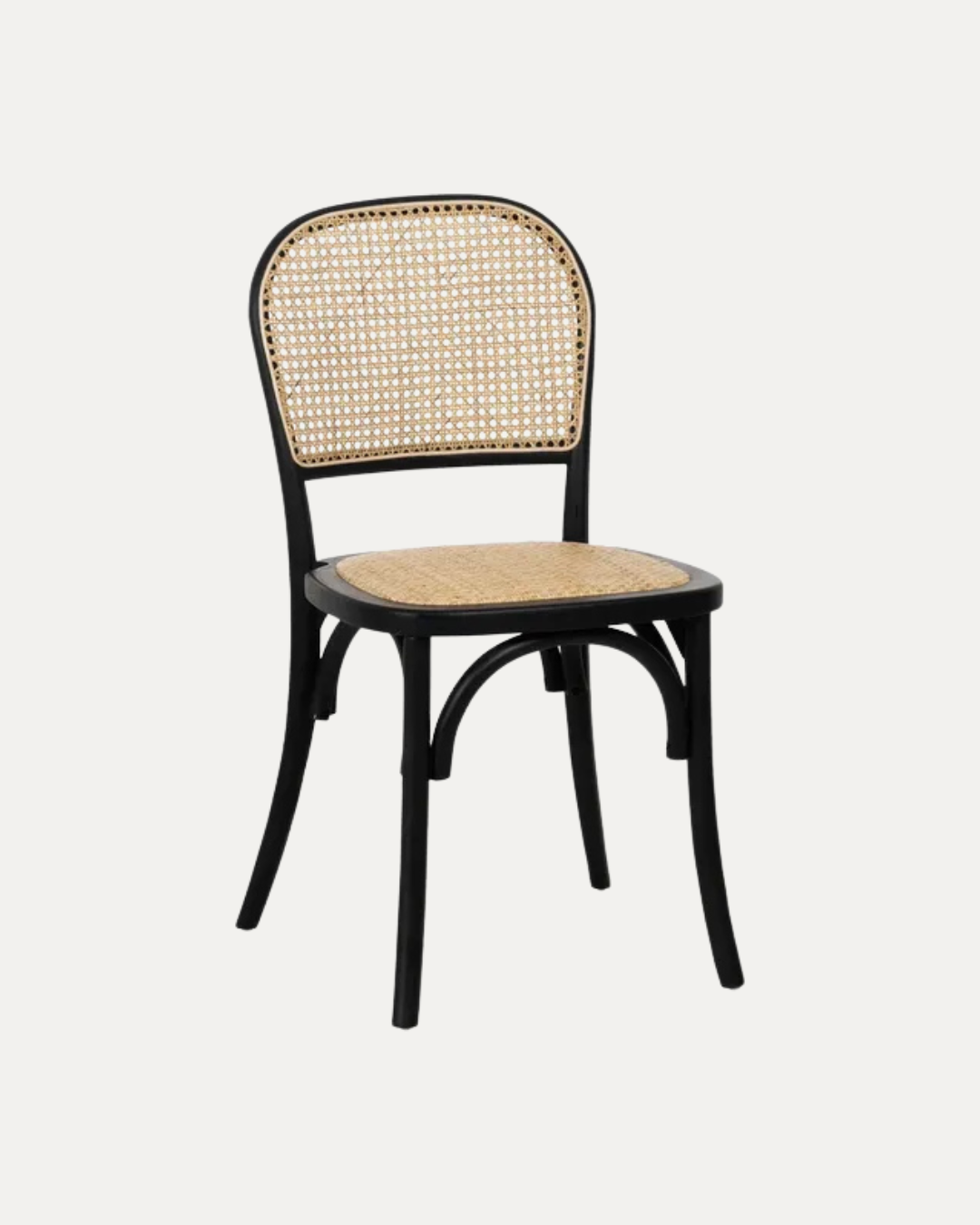 Troia Chair in Black Rattan