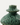 Castiçal em Terracota Reine 8 cm, Verde