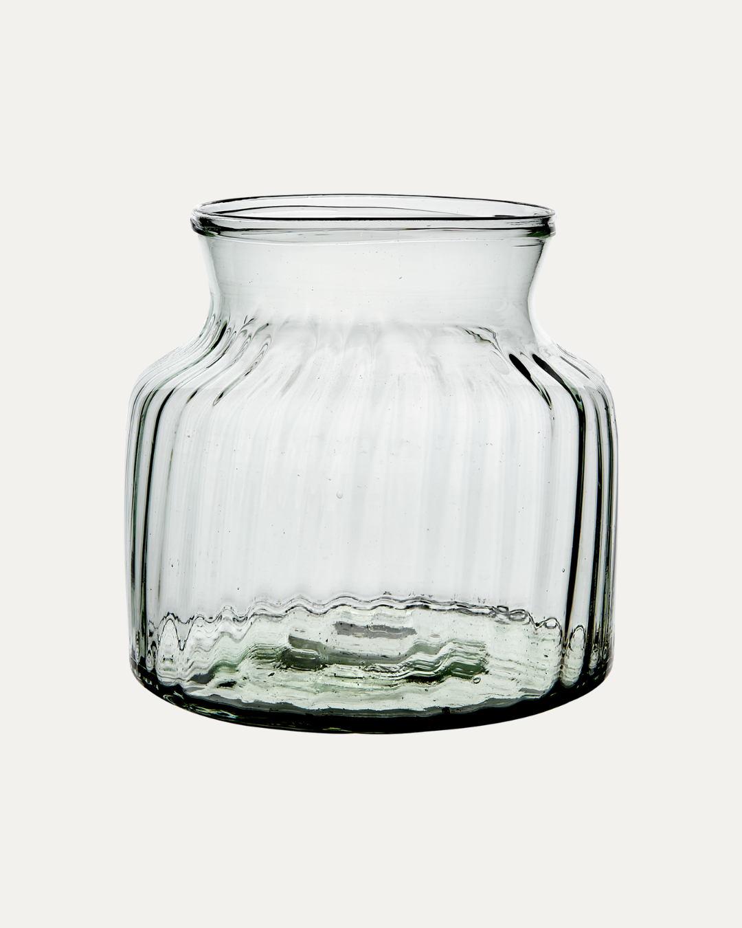 Atlanta Jar in Recycled Glass, Transparent