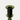 Vienna Green Glass Candlestick, Small