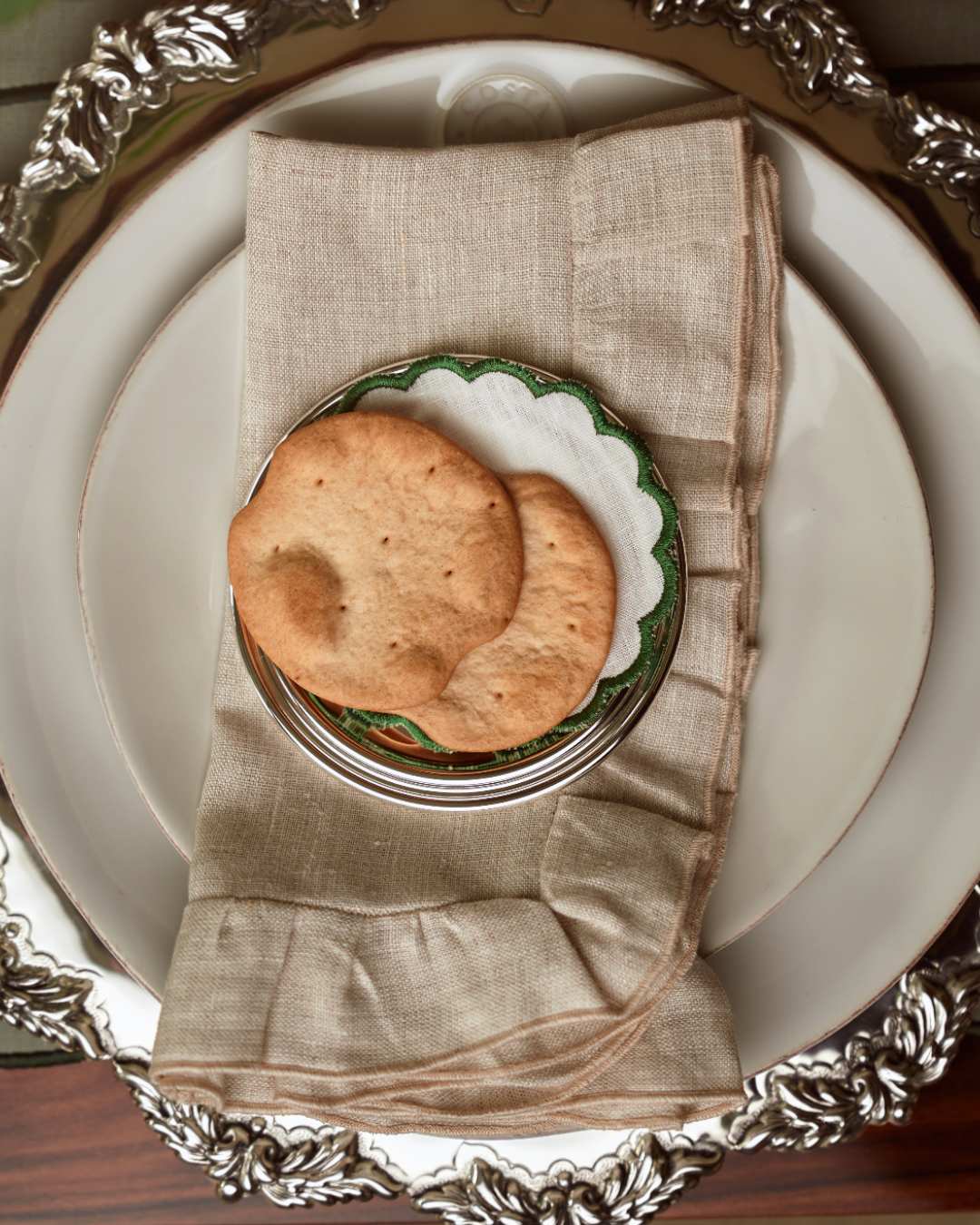 Green Scallop Coaster