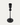 Roros Iron Candlestick 18cm, Black