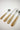 Ensemble de couverts beige perle (24 pièces)