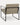 Poltrona Graz em tecido pied-de-poule e metal preto, 65 x 85 x 73 cm