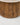 Tavolino crema in legno di mango e marmo, 76 × 76 × 45 cm
