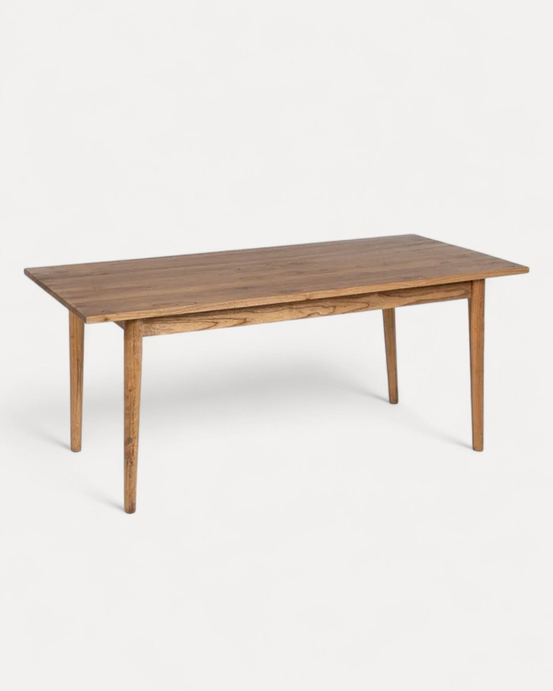 Mesa de jantar Figueira em madeira de mindi, 180 x 90 x 76 cm