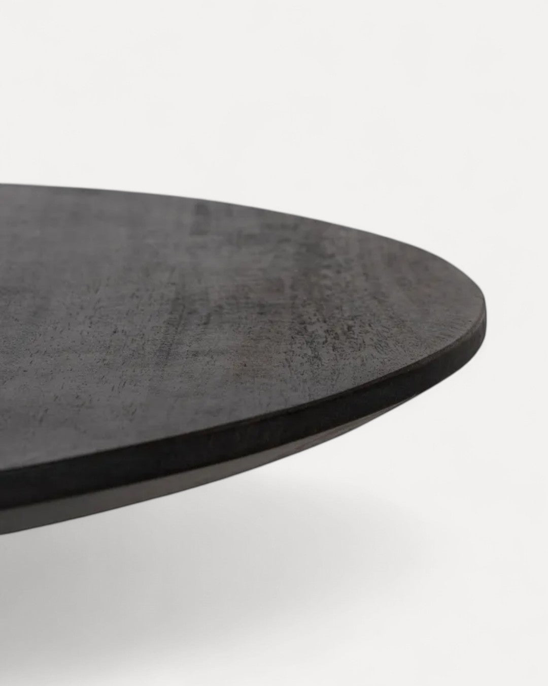 Mesa de centro Ceylon en madera de mango, 75 × 75 × 40 cm
