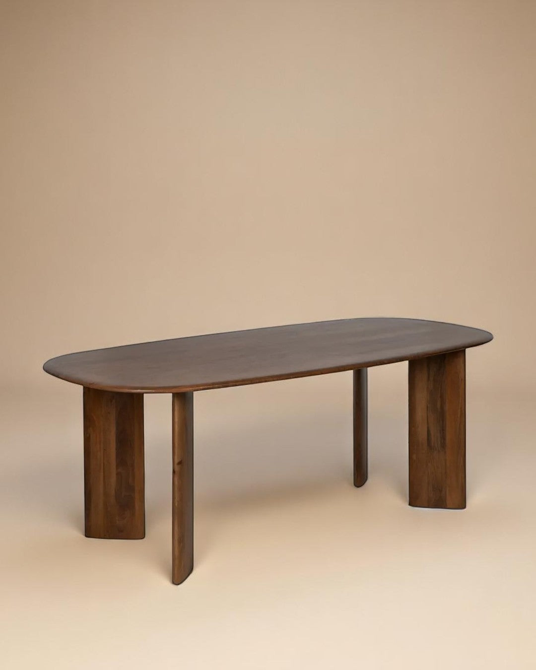 Mesa de jantar Freixo em madeira de manga, 200 x 100 x 76 cm