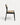 Puglia Chair in black teak wood and natural rattan, 55 x 53 x 79.50 cm