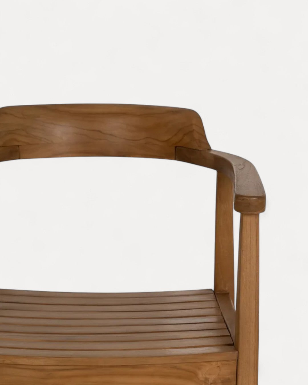 Silla Catania en madera de teca, 58,50 x 59 x 76 cm
