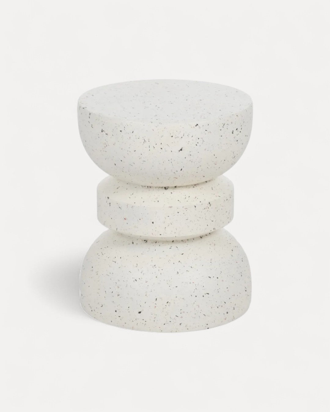 Mesa de apoio Alba em fibra de magnésio, 37×37×44 cm