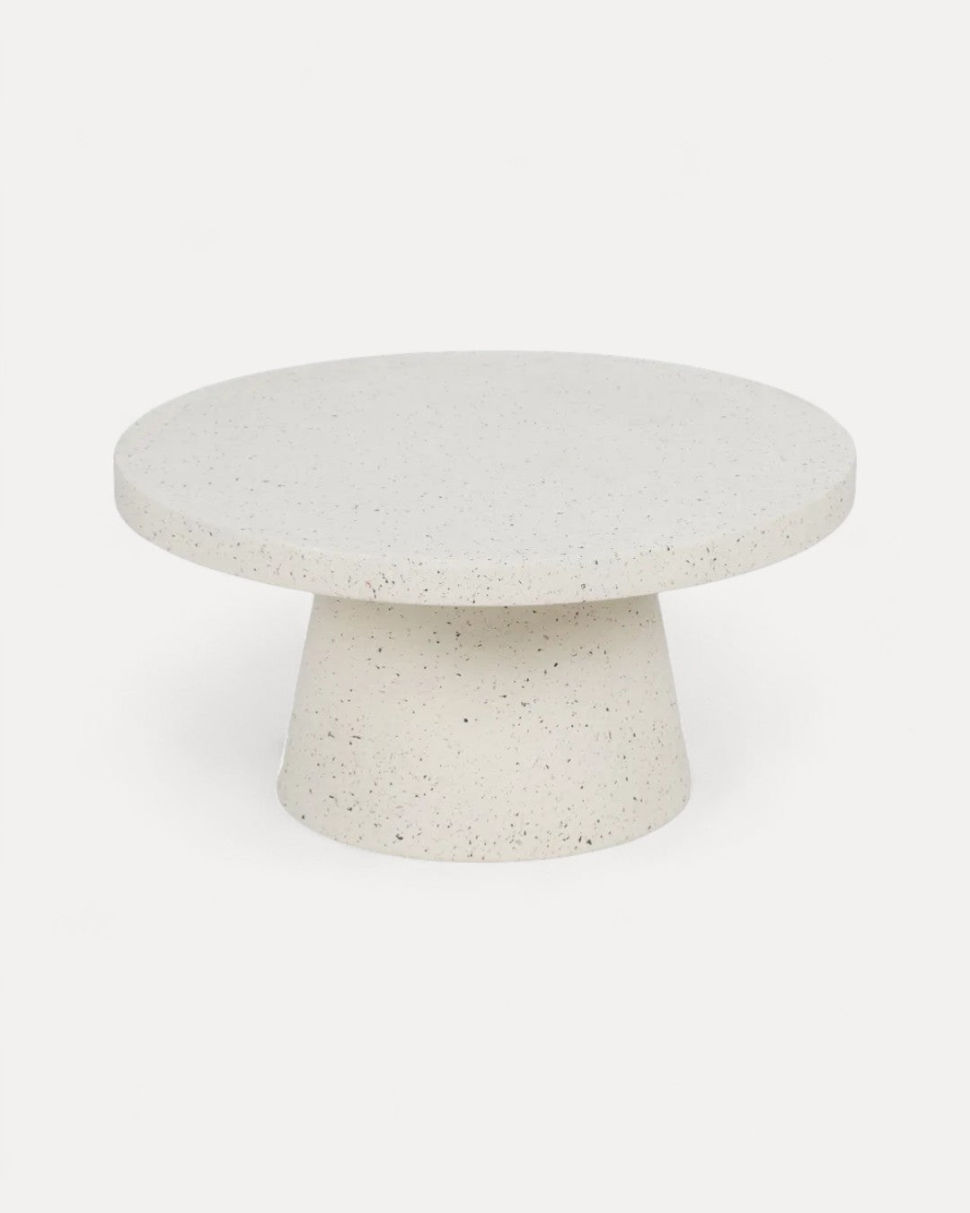 Mesa de centro Petra em fibra de magnésio, 80 x 80 x 38 cm