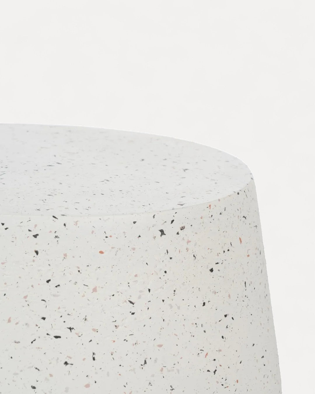 Mesa de apoio Évia em fibra de magnésio, 48×48×41 cm