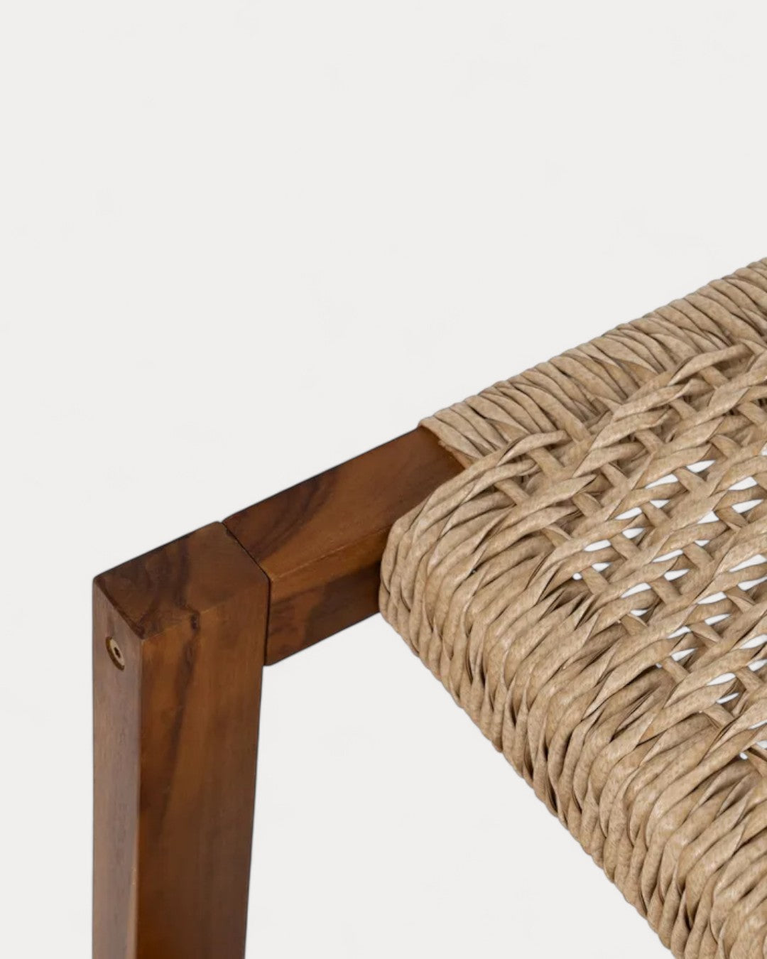 Banco Bella en madera de teca, 135 x 35 x 39 cm