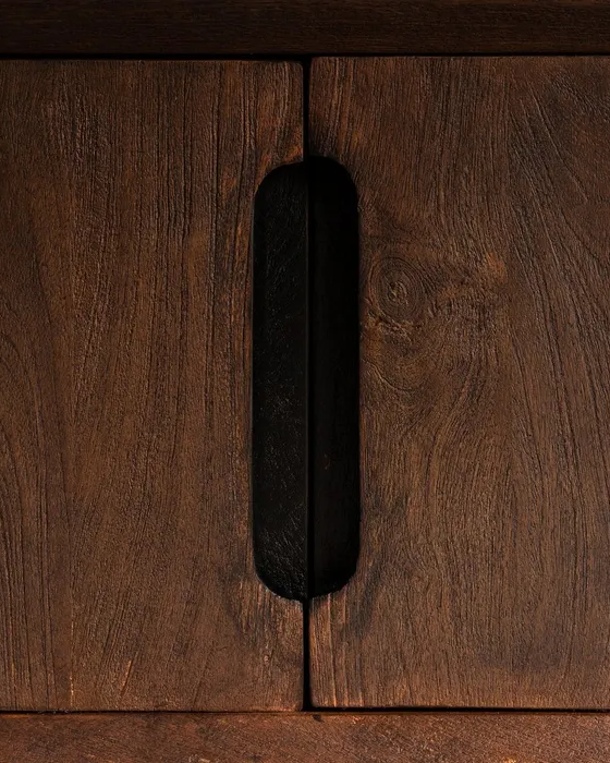 Mueble de TV Kilian en madera de mango, 200 × 40 × 55 cm