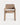 Funchal chair in brown fabric, 58 × 62.5 × 78 cm