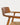 Torino chair in rubberwood and rope, 57 x 57 x 78 cm